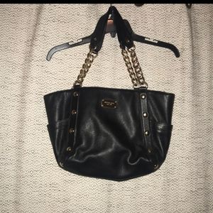Black and Gold Micheal Kors Purse
